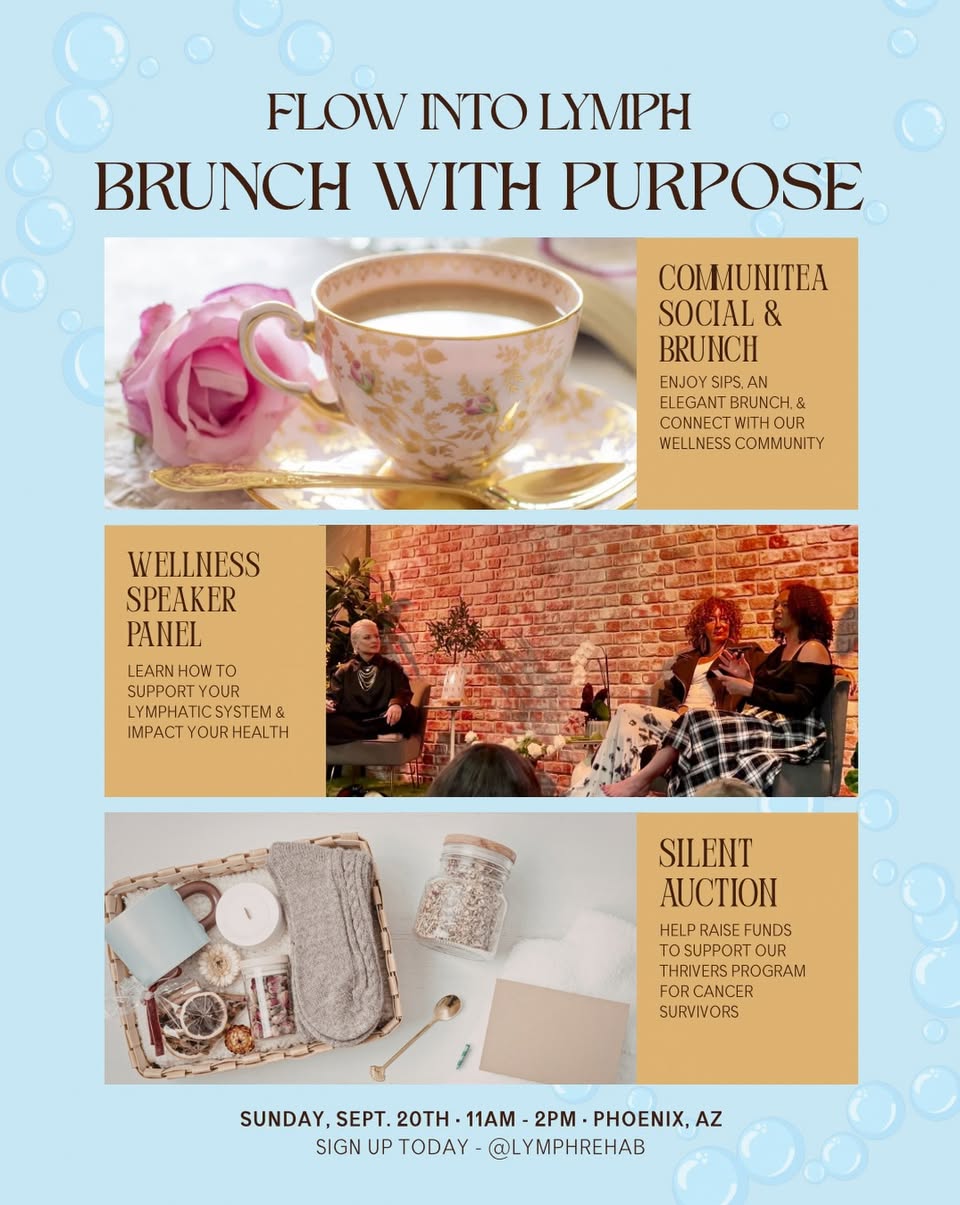 Flow Into Lymph: Brunch With Purpose, Lymph Rehab's 2nd Annual Fundraiser