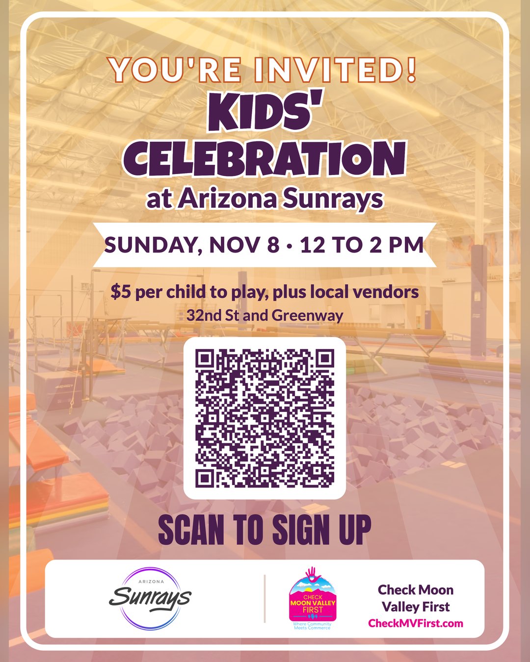 Kids, You're Invited: A Sunday Inside the Gym at Arizona Sunrays